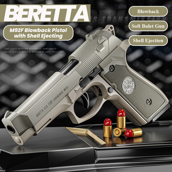 Beretta M92F Blowback Pistol with Shell Ejecting – Waysun Guns