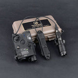 Tactical PEQ-15 BOX Flashlight Laser Sight with IR Lenses