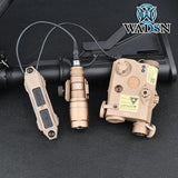 Tactical PEQ-15 BOX Flashlight Laser Sight with IR Lenses