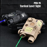 Tactical PEQ-15 BOX Flashlight M600C Laser Sight with IR Lenses