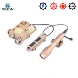 Tactical PEQ-15 BOX Flashlight M600C Laser Sight with IR Lenses