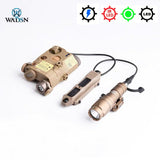 Tactical PEQ-15 BOX Flashlight Laser Sight with IR Lenses