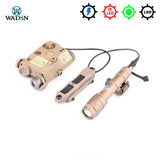 Tactical PEQ-15 BOX Flashlight M600C Laser Sight with IR Lenses