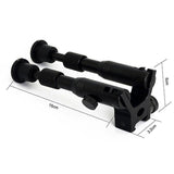 Tactical Bipod 6-9 Inch 20mm Weaver Rail Adapter