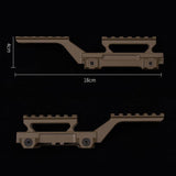 Tactical WoSpor T Riflescope Mounts 25.4mm/30mm For 20mm Picatinny Weaver Rail