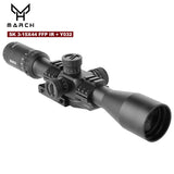 MARCH SK 3-15x44 FFP Tactical Caza Riflescope Spotting Scope for PCP Rifle Hunting Illumination Airgun Airsoft Optical Sight