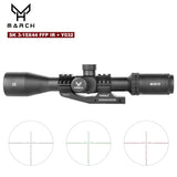 MARCH SK 3-15x44 FFP Tactical Caza Riflescope Spotting Scope for PCP Rifle Hunting Illumination Airgun Airsoft Optical Sight