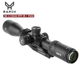 MARCH SK 3-15x44 FFP Tactical Caza Riflescope Spotting Scope for PCP Rifle Hunting Illumination Airgun Airsoft Optical Sight