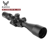 MARCH SK5-25X50 FFP IR Tactical Riflescope Spotting Scope for Rifle Hunting Optical Collimator Airsoft Airgun Sight Etched Glass