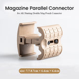 7.62 Magazine Parallel Connector for AK Hunting Double Mag Pouch Connector