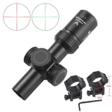 MARCH HK 1.5-5.5x20IR Airsoft Gun Scope Air Rifle Optical Sight Tactical Softair Pcp Ar 15 Collimator for Hunting Crossbow