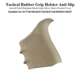 Tactical Rubber Grip Holster Anti Slip Pistol Handgun Glock Grips Glove Sleeve Protect Cover