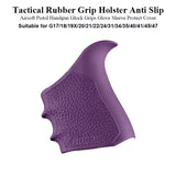 Tactical Rubber Grip Holster Anti Slip Pistol Handgun Glock Grips Glove Sleeve Protect Cover