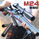 M24 Nerf Darts Blaster Ghost Fire Shell Ejection Sniper Rifle