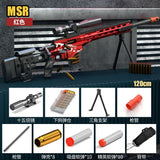 MSR Darts Blaster Sniper Rifle Toy Gun with Shell Ejecting