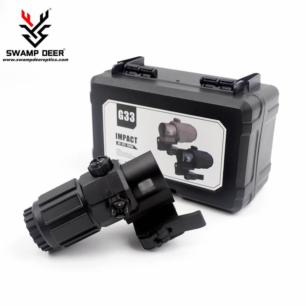 HD G33 Magnifier 3x Scope Lateral Rollover To Side Quick Detachable
