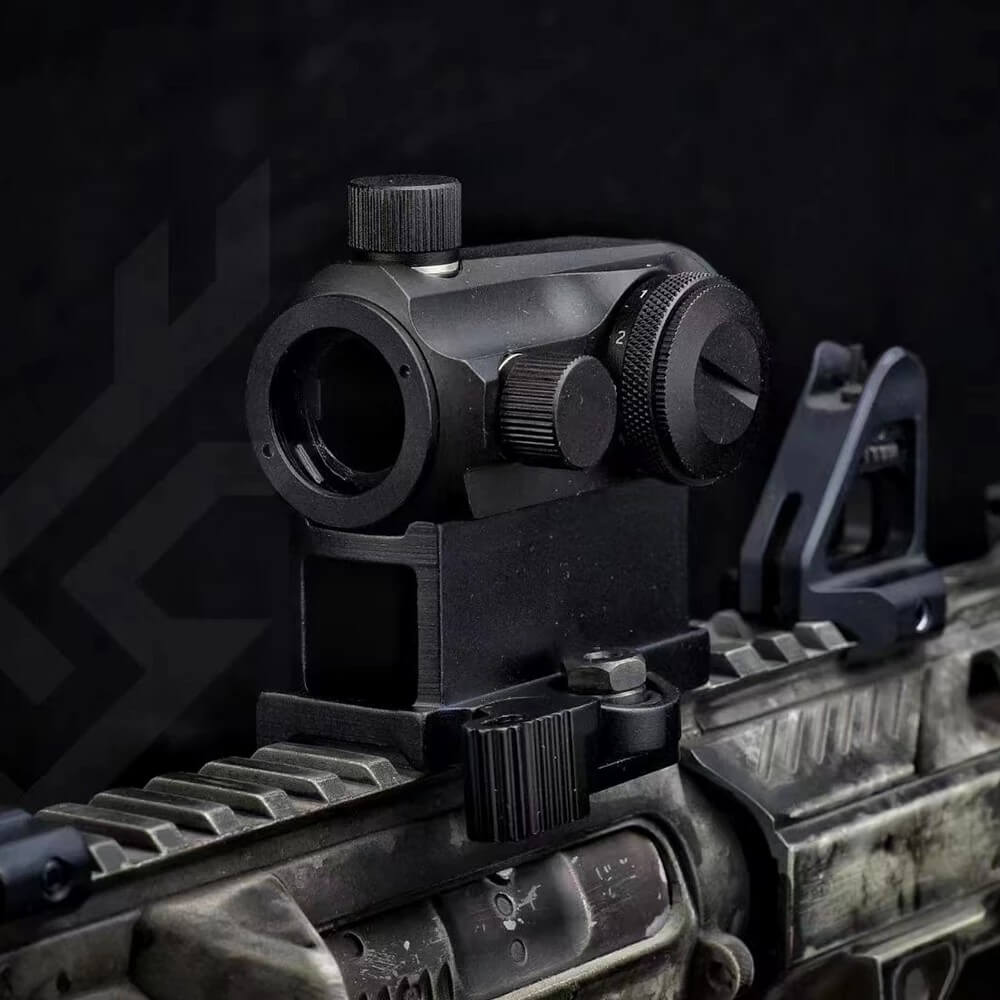 SWAMP DEER T1 Mini Red Dot Sight Collimator Reflex Rifle Scope With Larue 20mm Rail Tactical Accessories