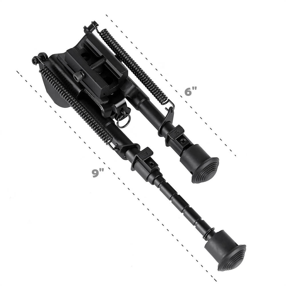 UTG Tactical Bipod 6-9 Inch 20mm Weaver Rail Adapter