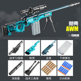 AWM Shell Ejection Sniper Rifle Soft Bullet Guns